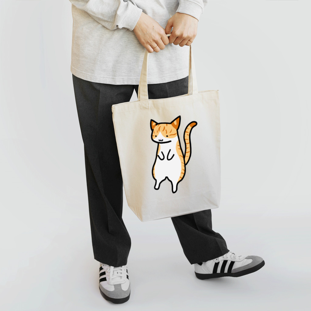 まめゆきの茶トラ猫白あんよ Tote Bag