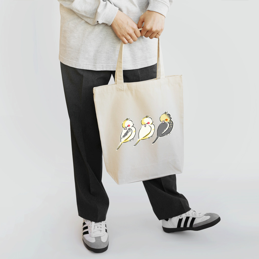 inkono shimobeのオカメ3姉弟 Tote Bag