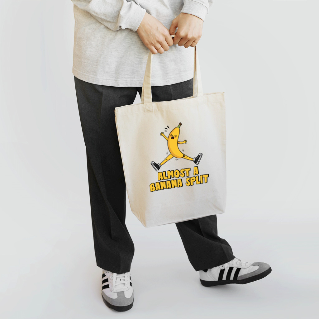 Stylo Tee Shopの途中の開脚のバナナくん Tote Bag