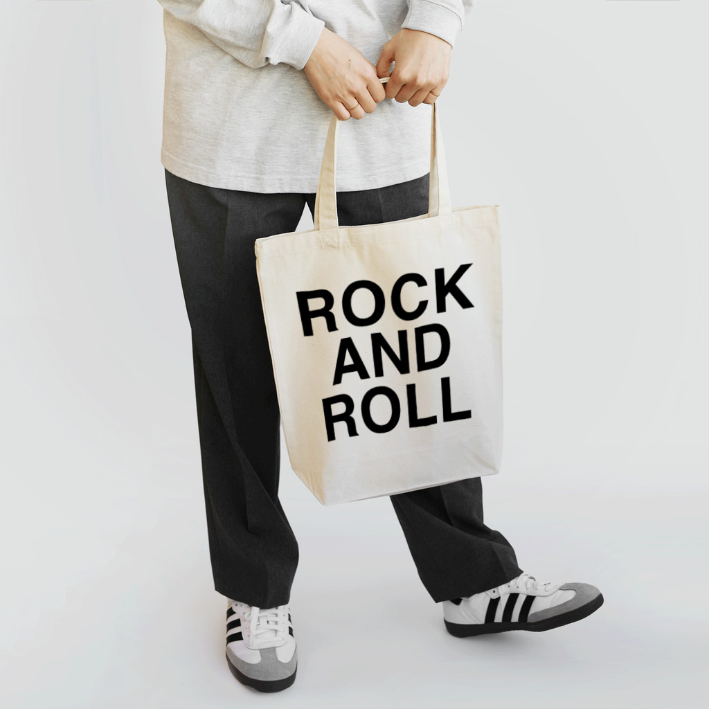 TOKYO LOGOSHOP 東京ロゴショップのROCK AND ROLL-ロックアンドロール- Tote Bag