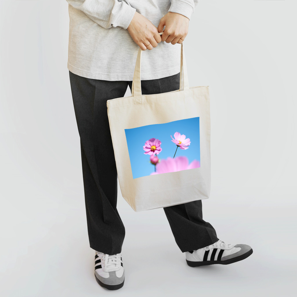 ここれあの青空とコスモスとミツバチと Tote Bag