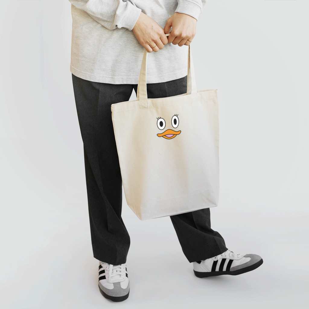 アヒルカフェのよろこんでるアヒル（控えめVer.） Tote Bag