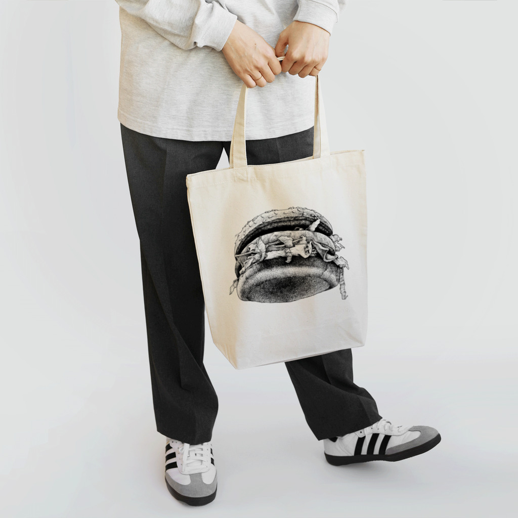 松田望のFlying Hamburger Tote Bag