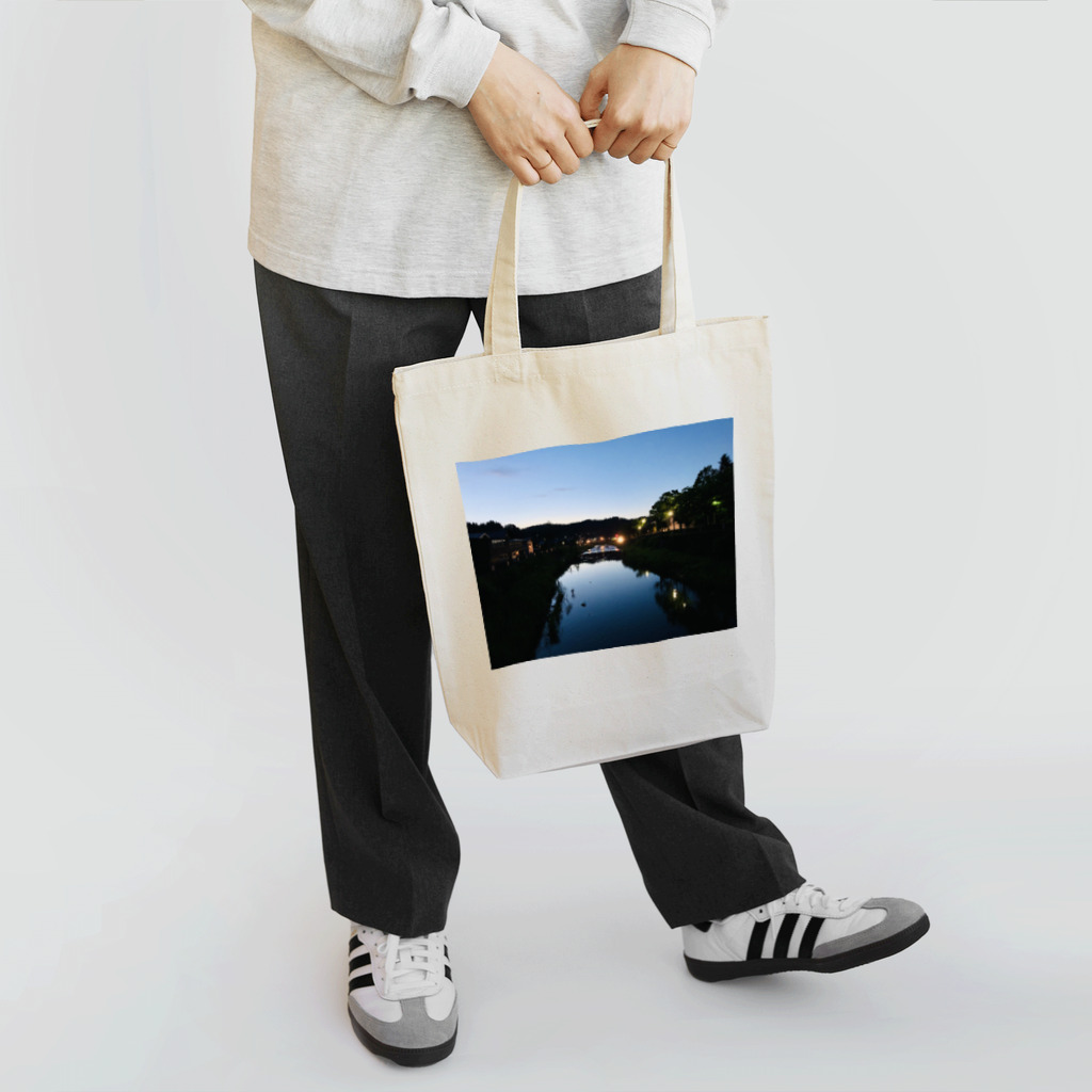 おとうふの夕流れ Tote Bag