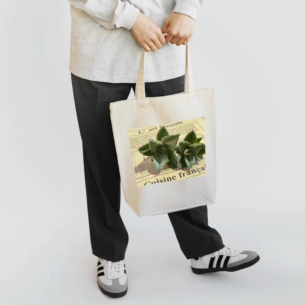 🏠meerkatのいる暮らし🏠のフィリグリー🍀 Tote Bag