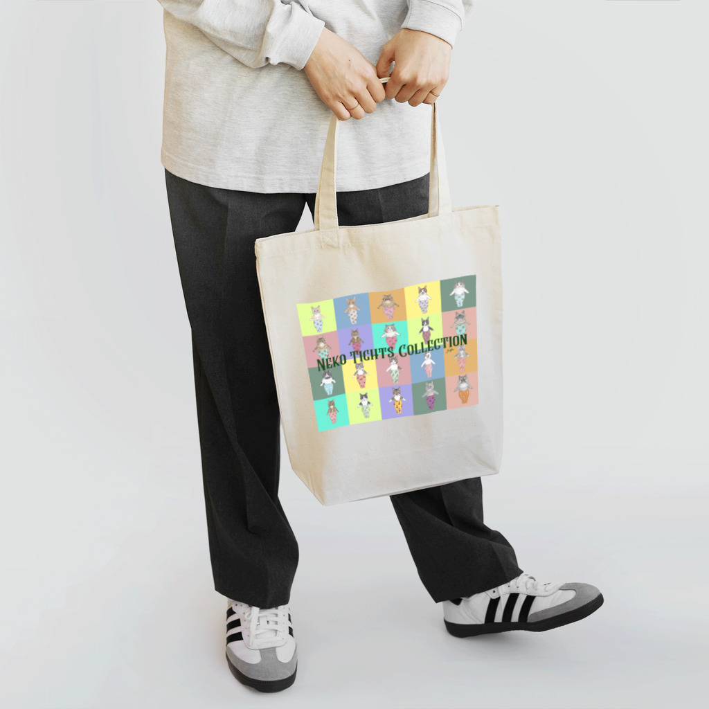 pigtaの【Cチーム】Néko Tights Collection Tote Bag