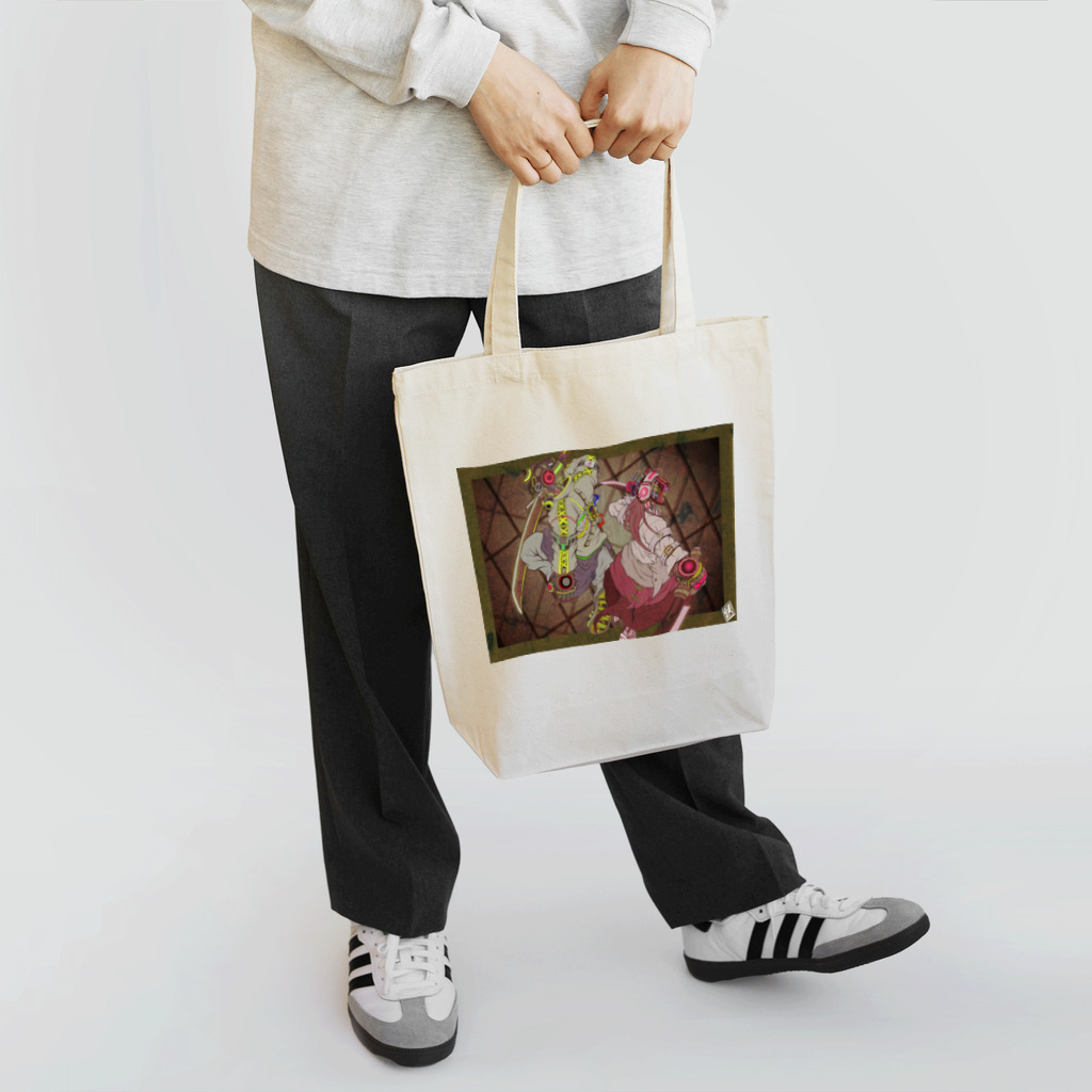 絵士 鉄のサイバーパンク×ディーゼルパンク Tote Bag