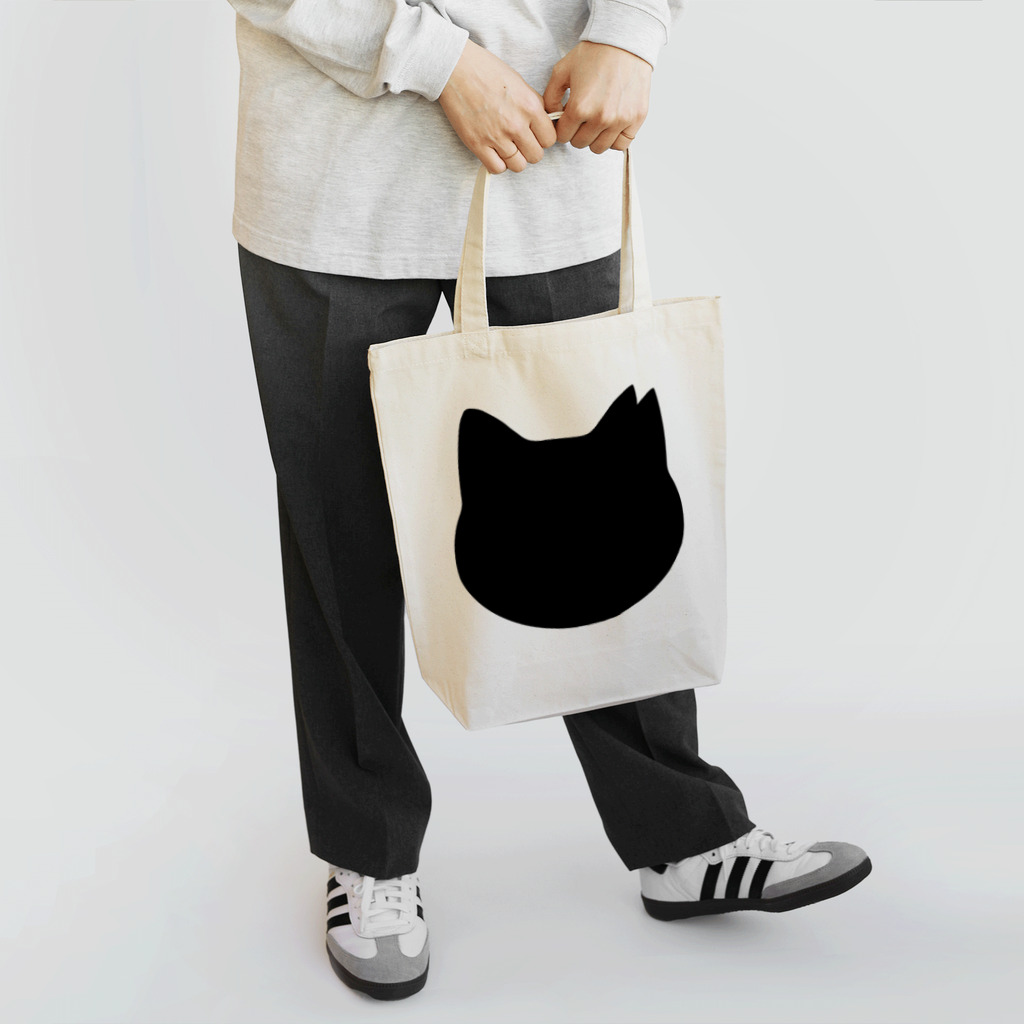 ichinoshopのさくら猫シルエット/ブラック Tote Bag