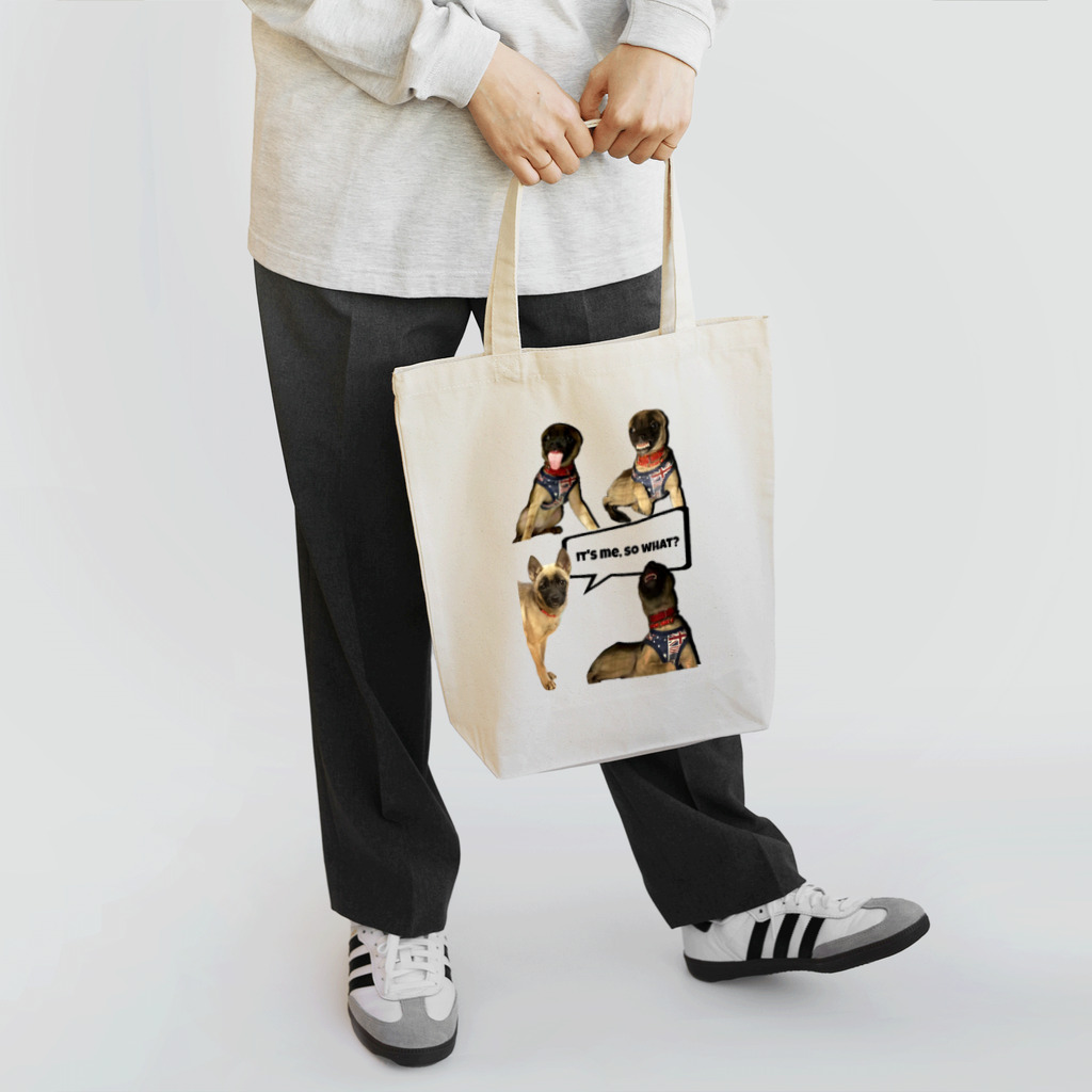 毛玉のおうちチャリティーグッズ販売suzuri部のIT'S me. SO WHAT? Tote Bag