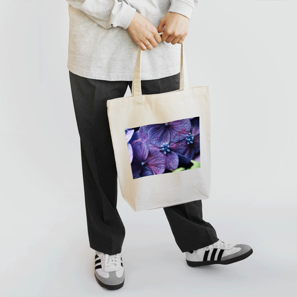 8l0の紫陽花　紫 Tote Bag