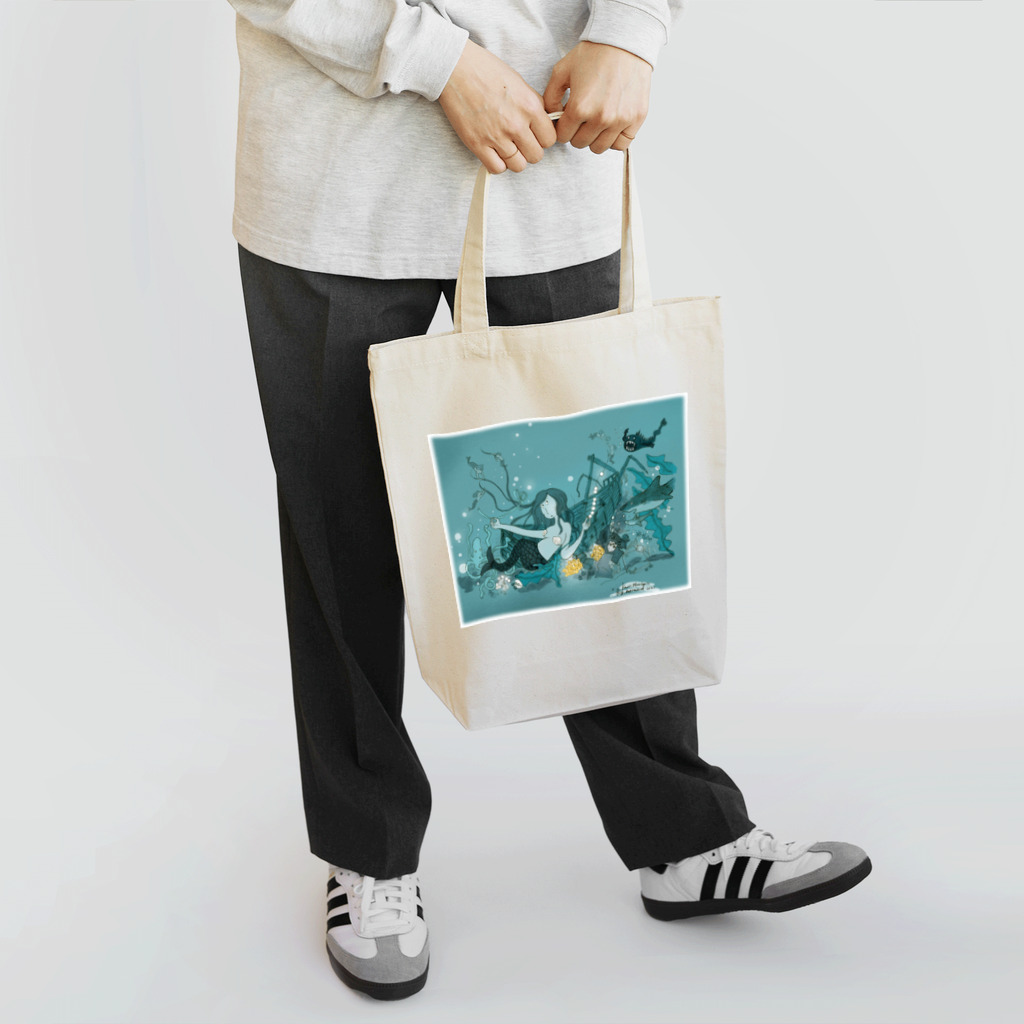 カオラインハウスのビッグマーメイド Tote Bag