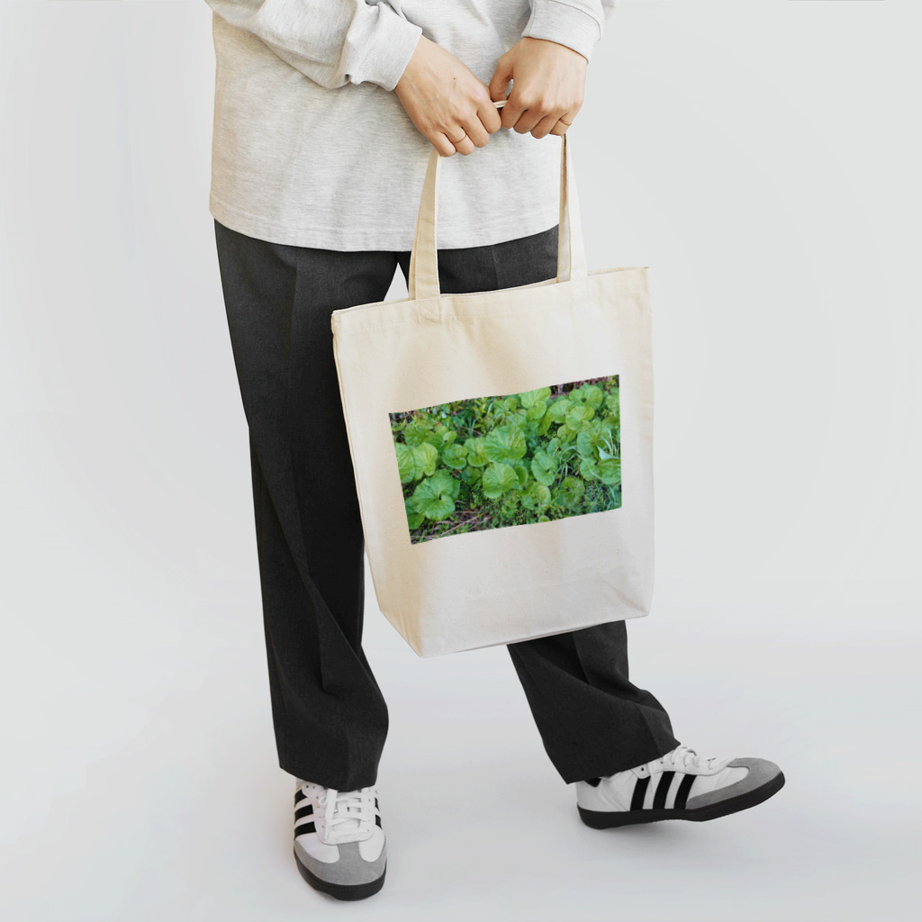 yuaomaの可愛い葉っぱさん トートバッグ