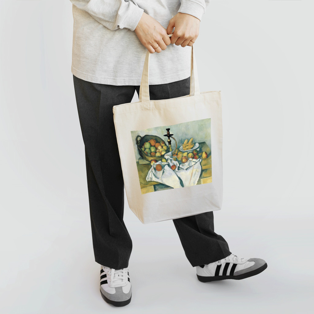 シーシャ美術館の『リンゴの籠とシーシャのある静物』 Tote Bag