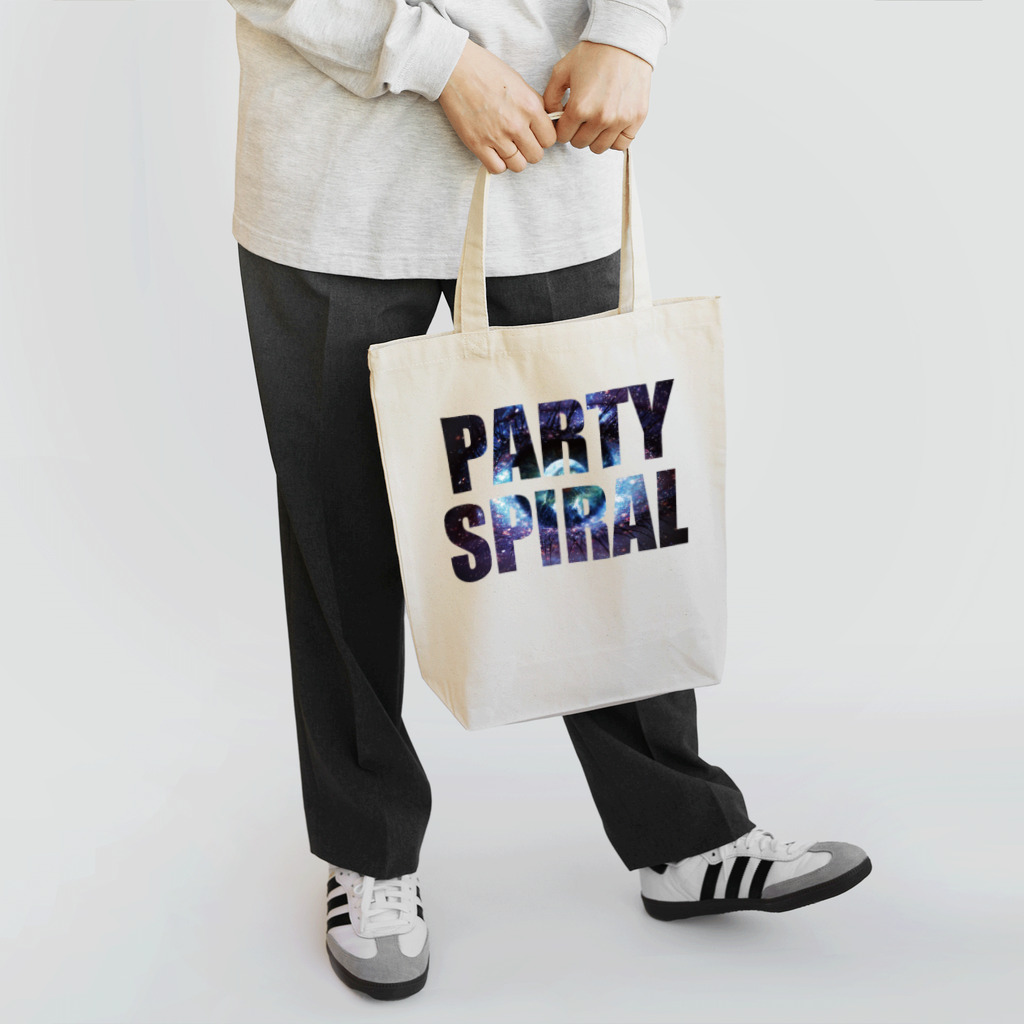 RIDEXのPARTY SPIRAL T-SHIRT Tote Bag