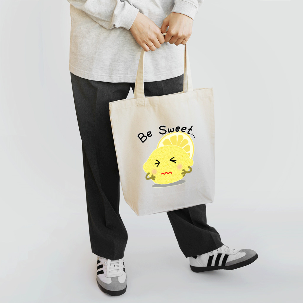 MZグラフィックスのレモン　Be Sweet Tote Bag