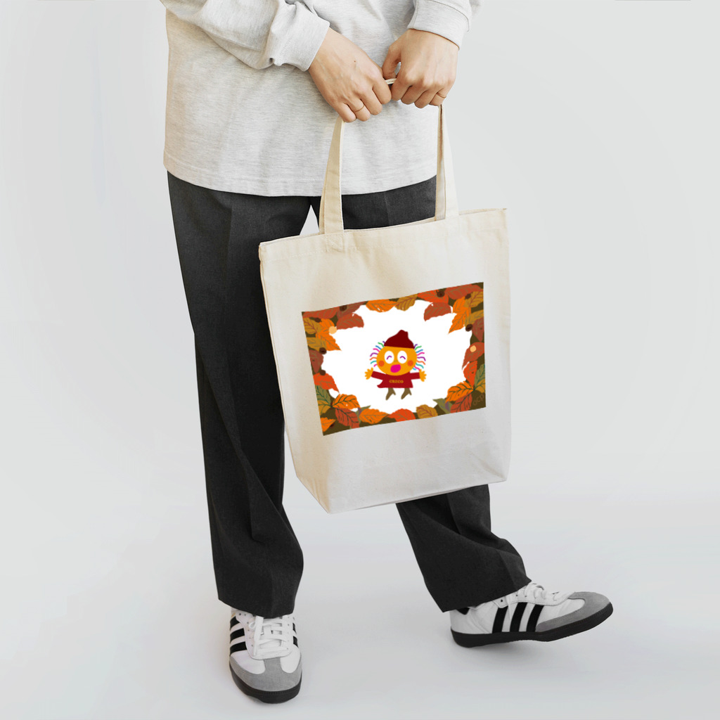 ジルトチッチのデザインボックスの秋冬ファッションのクレコちゃん Tote Bag