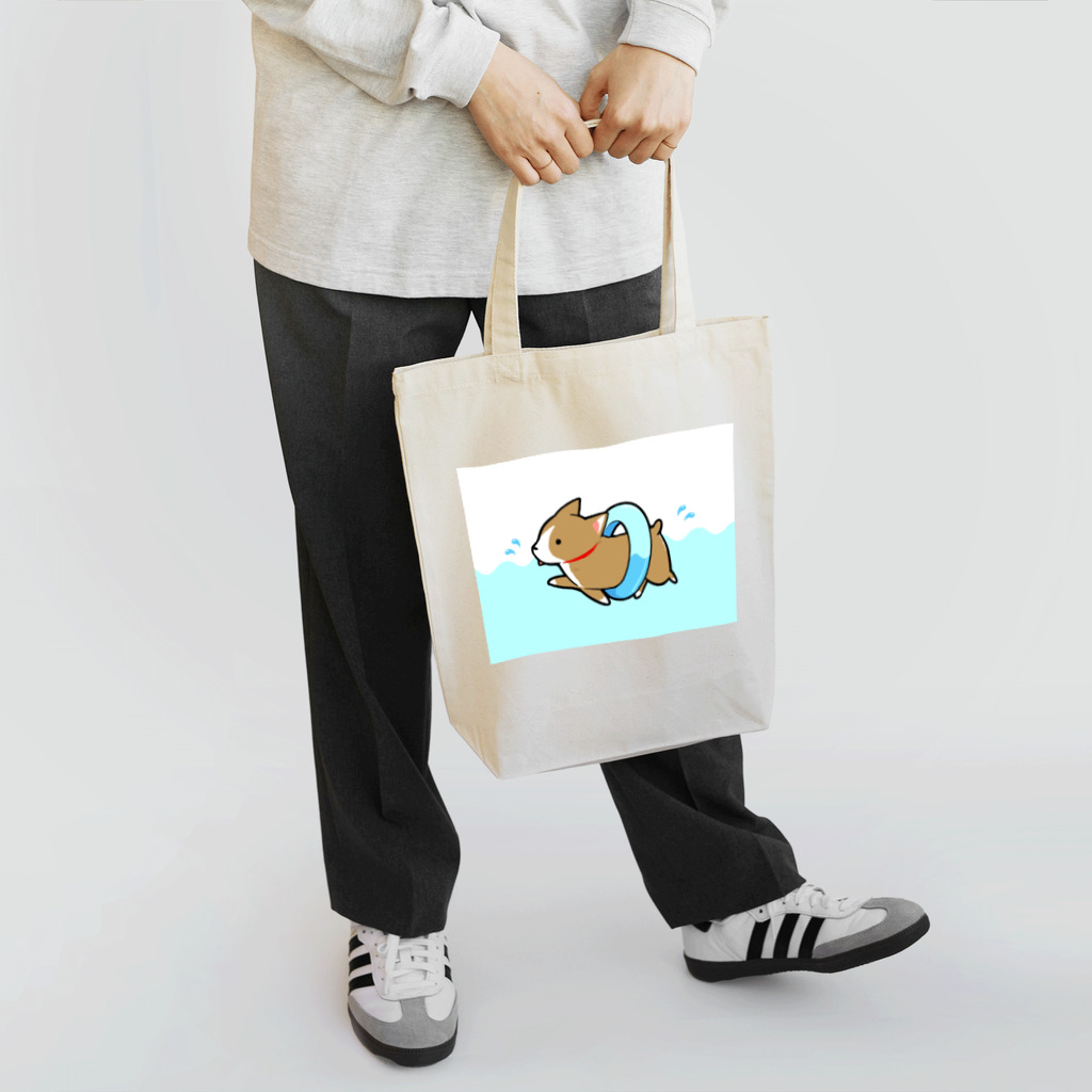 かわいいコーギーのswim Tote Bag