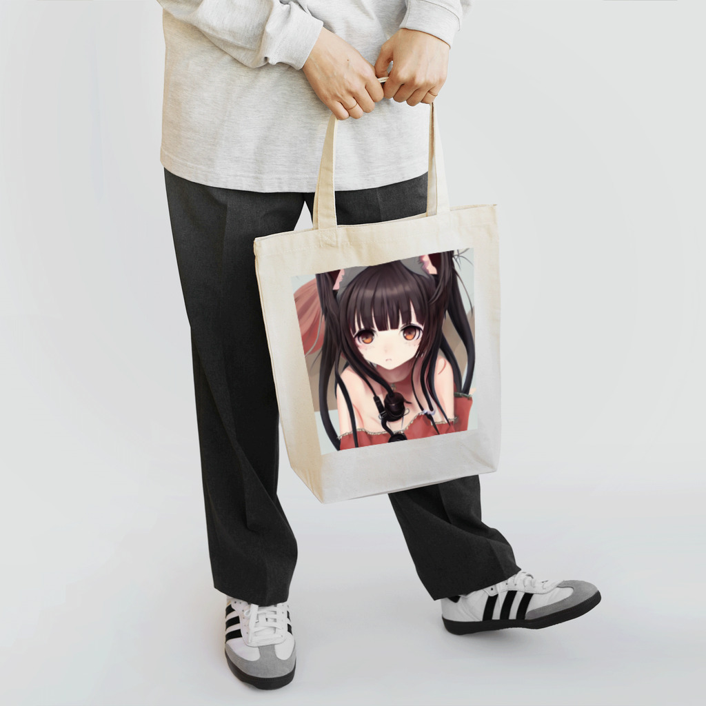 masu7747の猫耳 Tote Bag