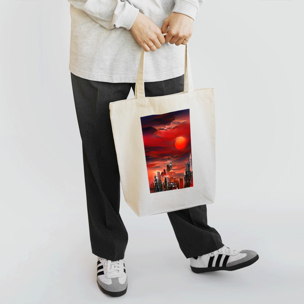 Eye2EyeのRed Night Tote Bag