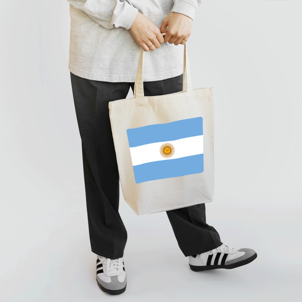 お絵かき屋さんのアルゼンチンの国旗 Tote Bag