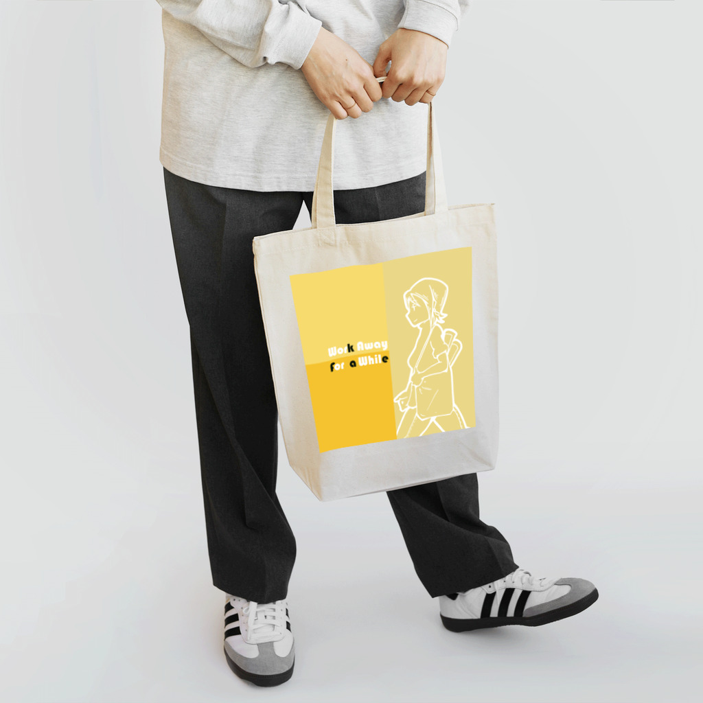YottoのWork Away For a While Tote Bag
