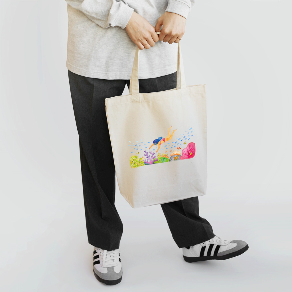 uminomadoのハロー！アンダーウォーター Tote Bag