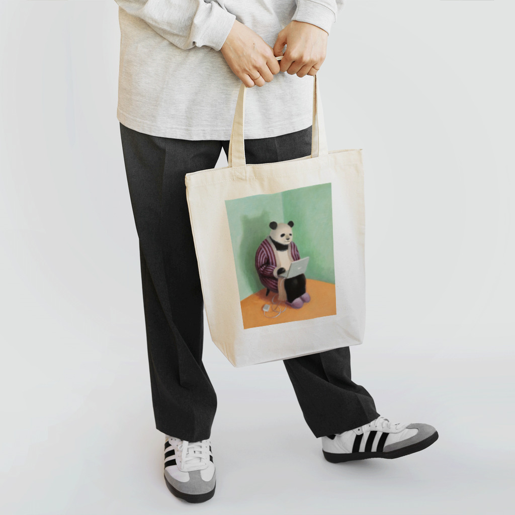 ももやまのパンダ氏（Monsieur. Smith） Tote Bag