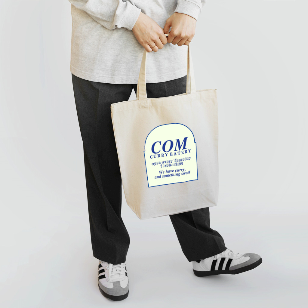 COM CURRY EATERYのCOM CYRRY EATERY オープン記念グッズ Tote Bag
