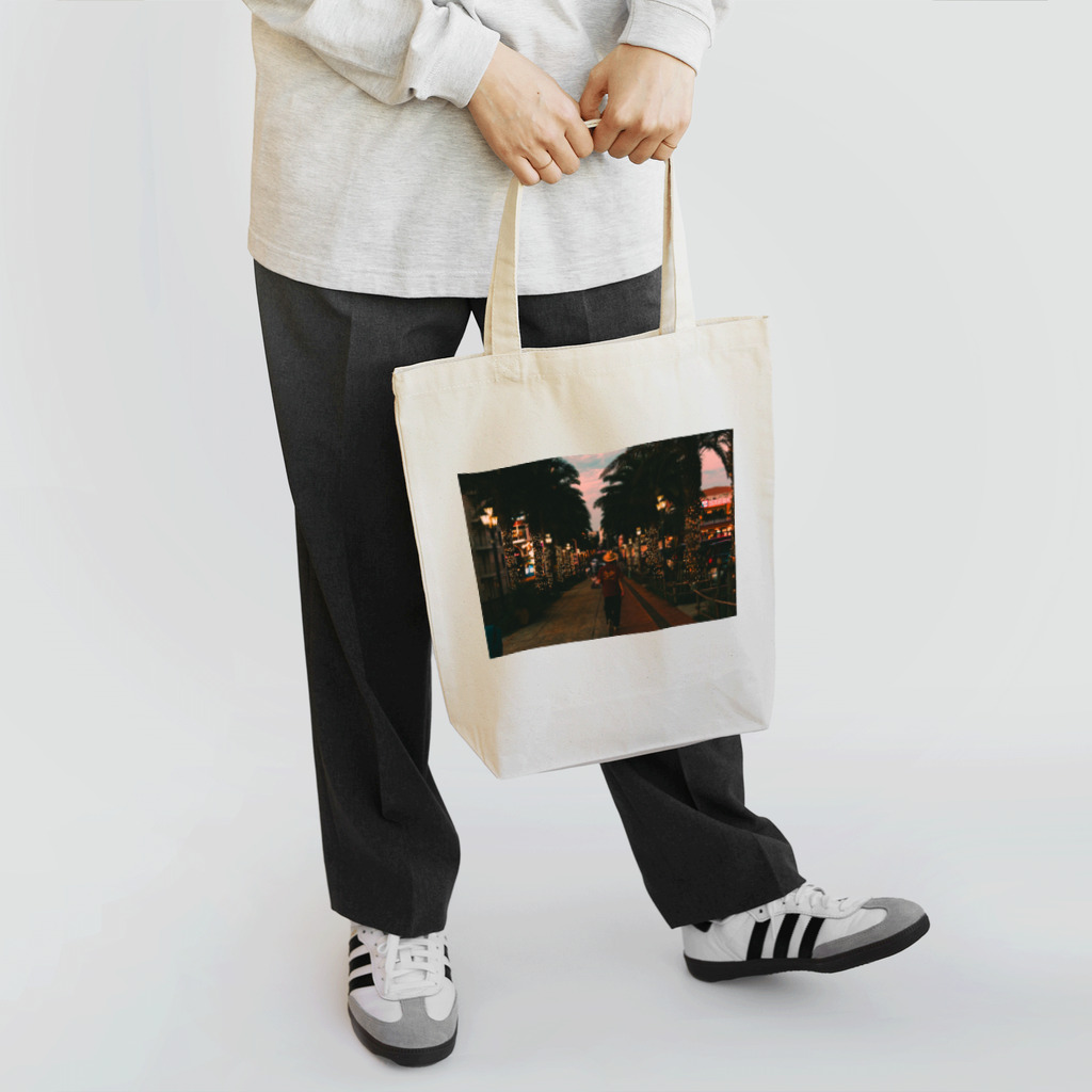 僕の日常の夜の街並み🌃 Tote Bag