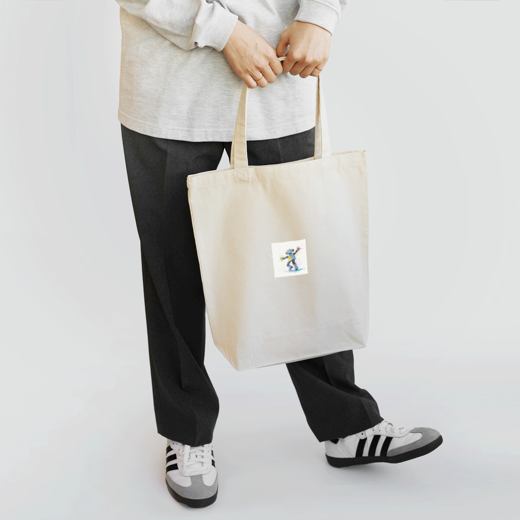Daruma-StoreのDancing Cute Robot Tote Bag