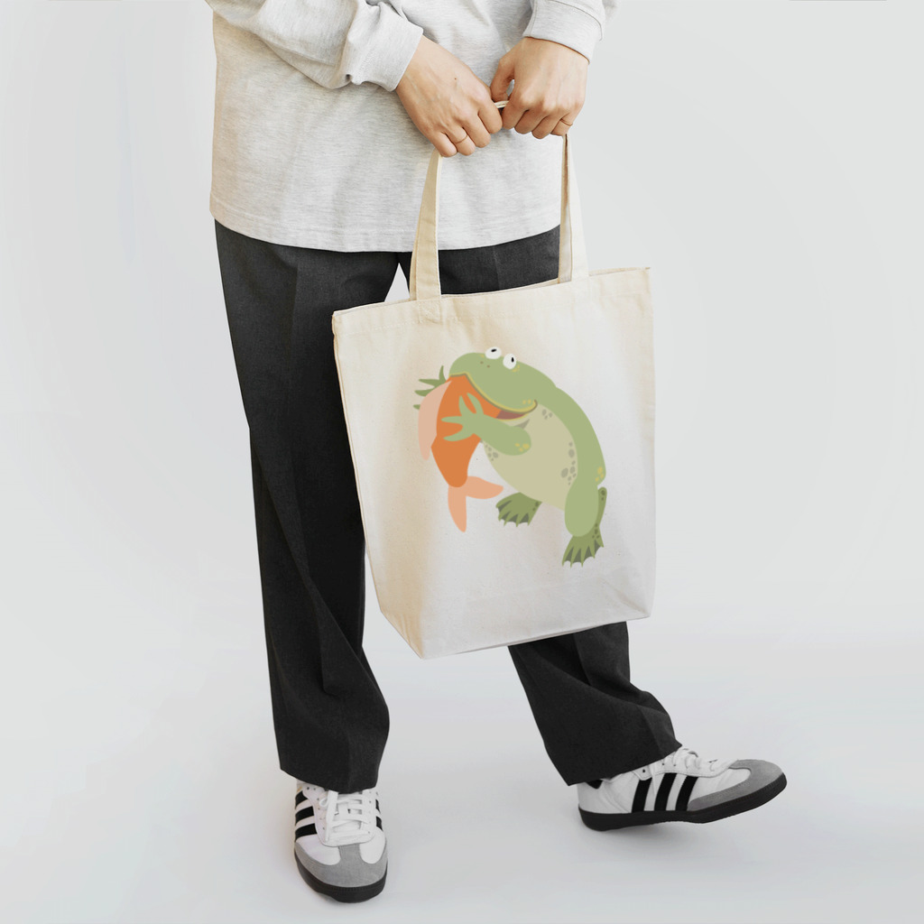 fulicaのもぐもぐバジェットガエル Tote Bag