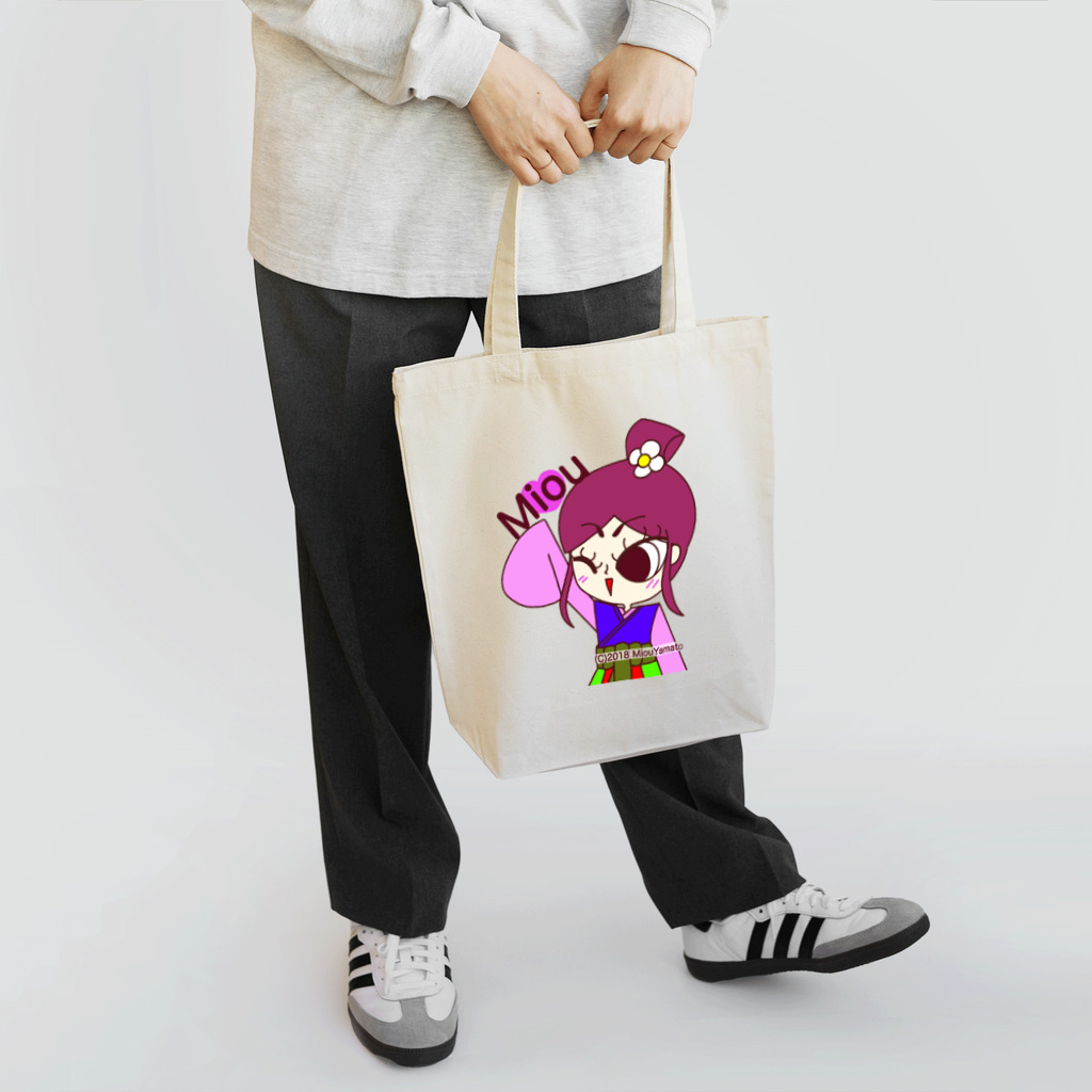 美桜のKawaii万葉集！ SUZURI店の万葉衣装の美桜ちゃん Tote Bag