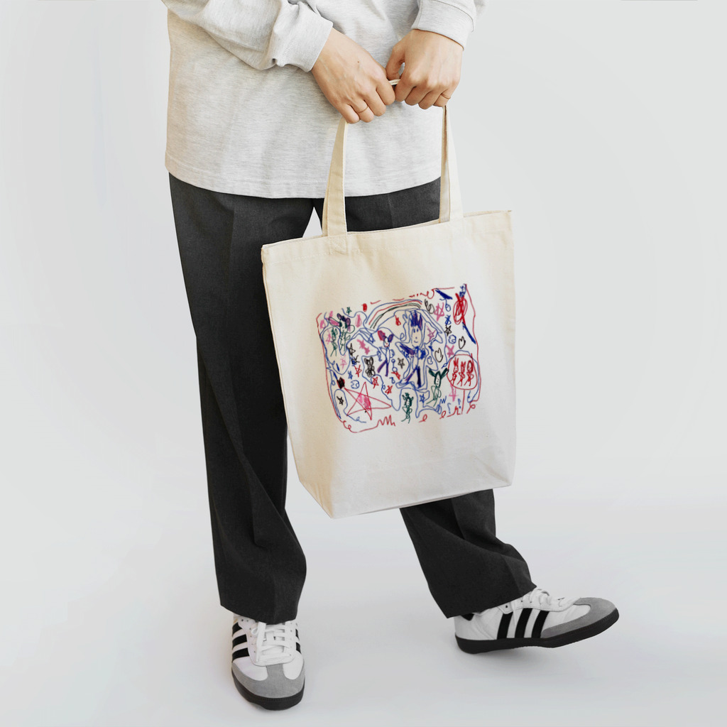シロクロロ○●のNo.25 3色アート Tote Bag