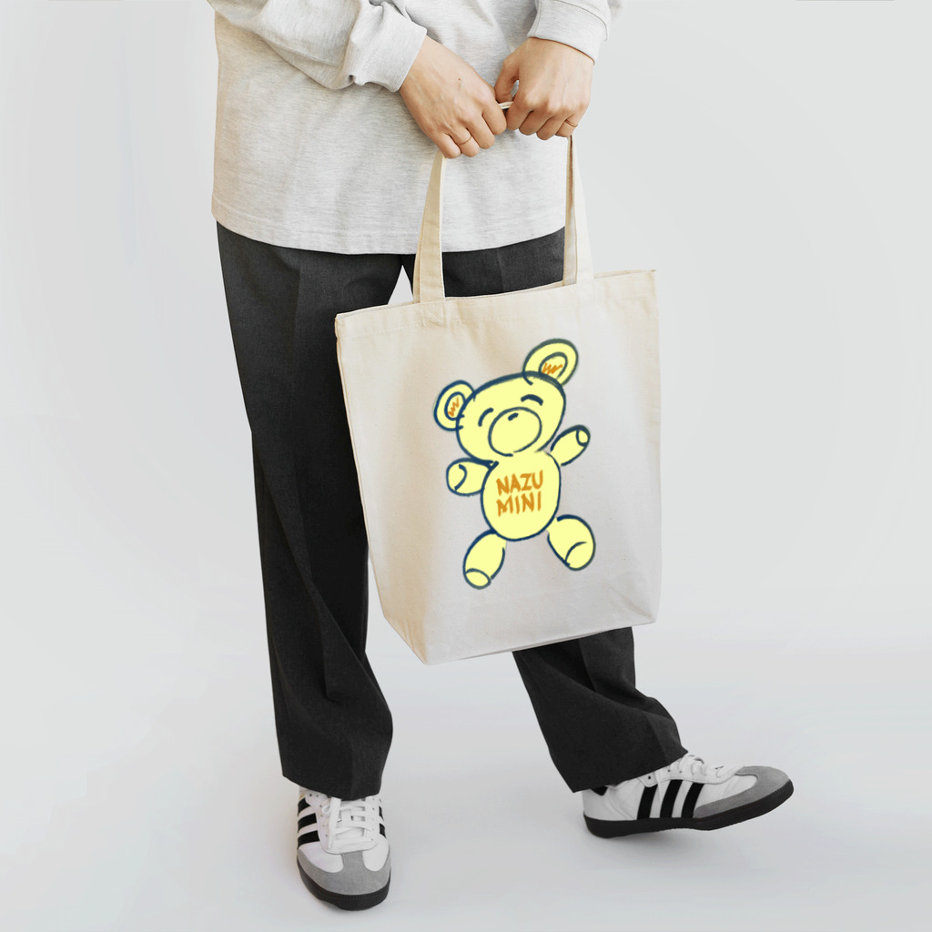 NAZU MINIのNAZU MINI bear （yellow）グッズ Tote Bag