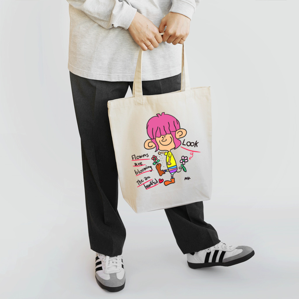 ｍｋのピンクのお猿さん Tote Bag