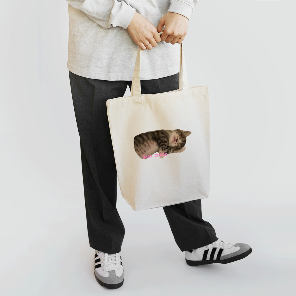 mooncatのBaby cocoa Tote Bag