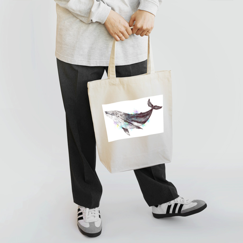 鈴野綾菜の空のクジラ Tote Bag