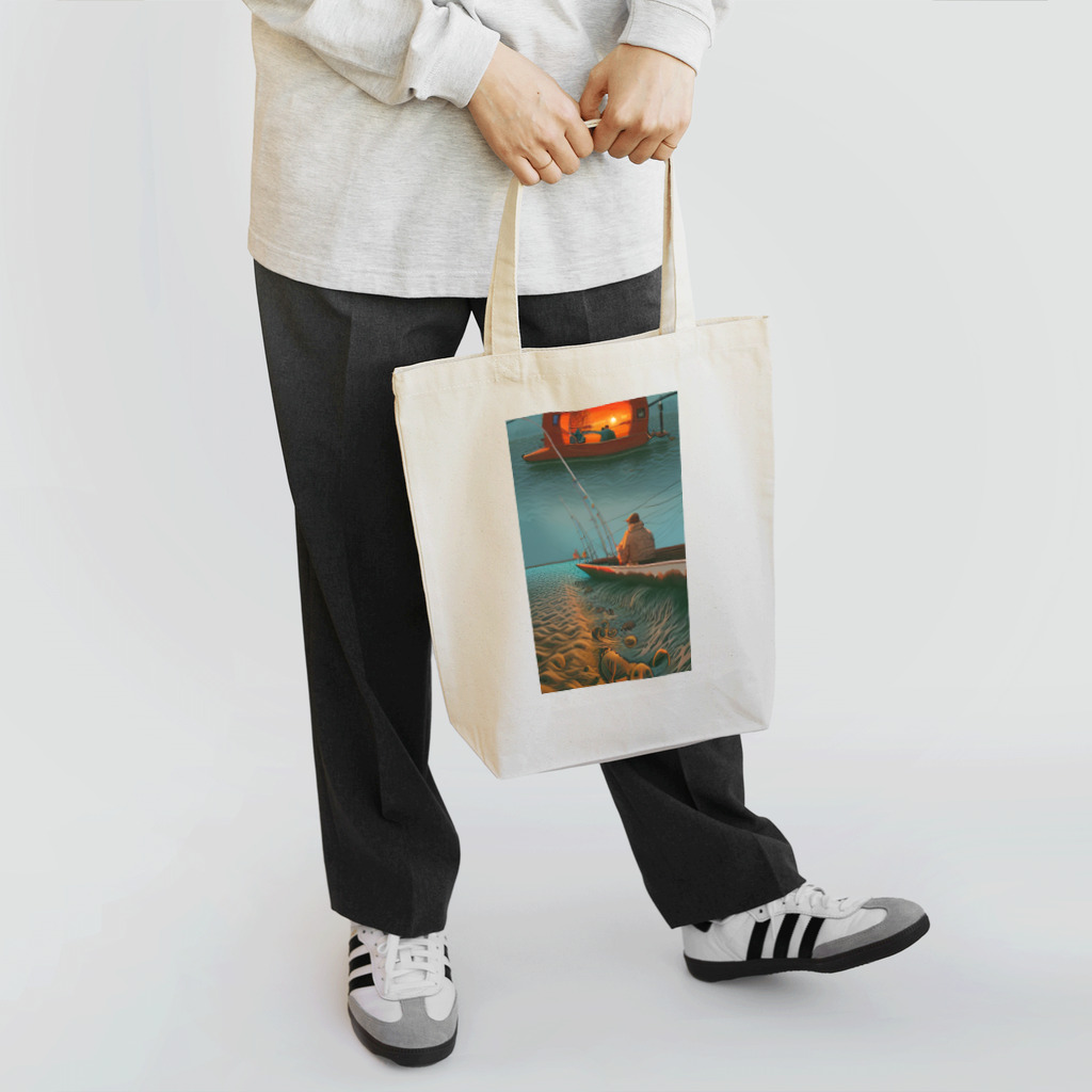 kamoshikashop_rev4のボード釣りアート Tote Bag