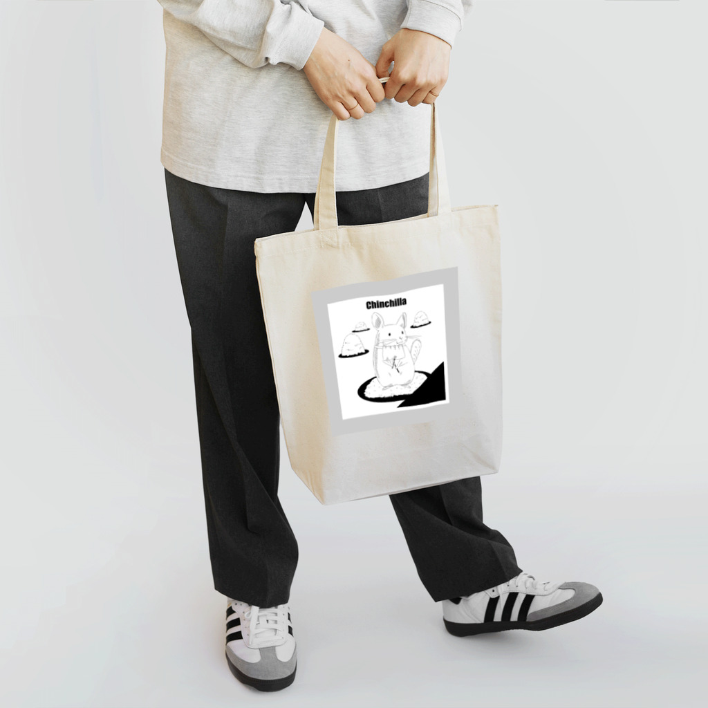 Haratsuti art storeのチンチラ Tote Bag