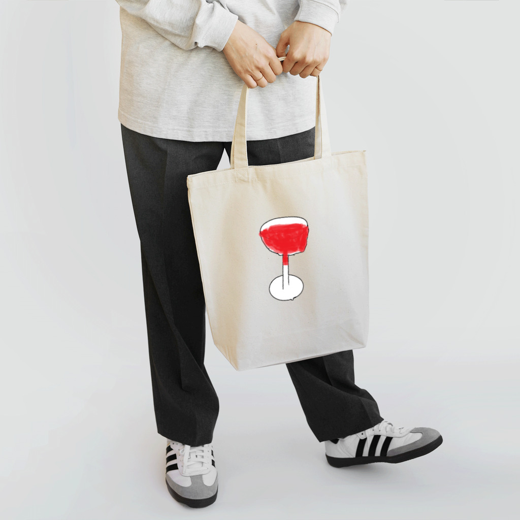 イチゴミルクの大人の赤ワイン Tote Bag