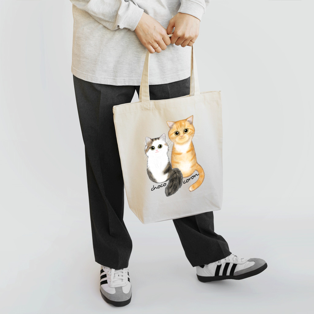 おかんのおえかきのコロンちゃん チョコちゃん Tote Bag