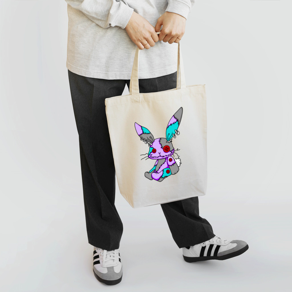 A-Katzelのツギハギconejito Tote Bag