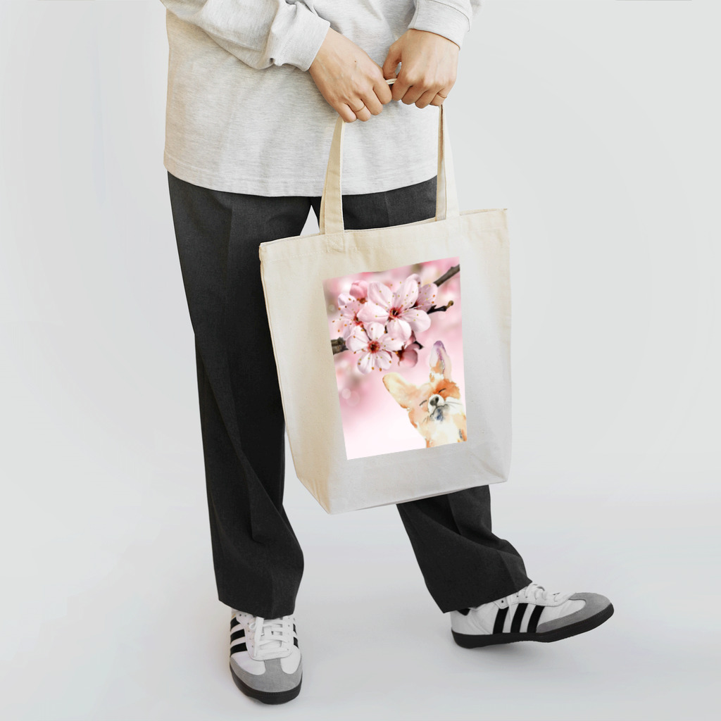 The Art FatherのFoxy Spring Sytle Tote Bag