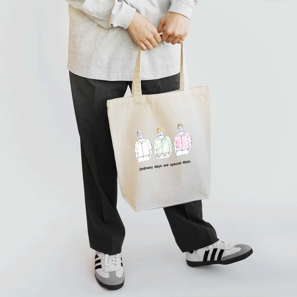 _mickeyのOrdinary days are special days Tote Bag