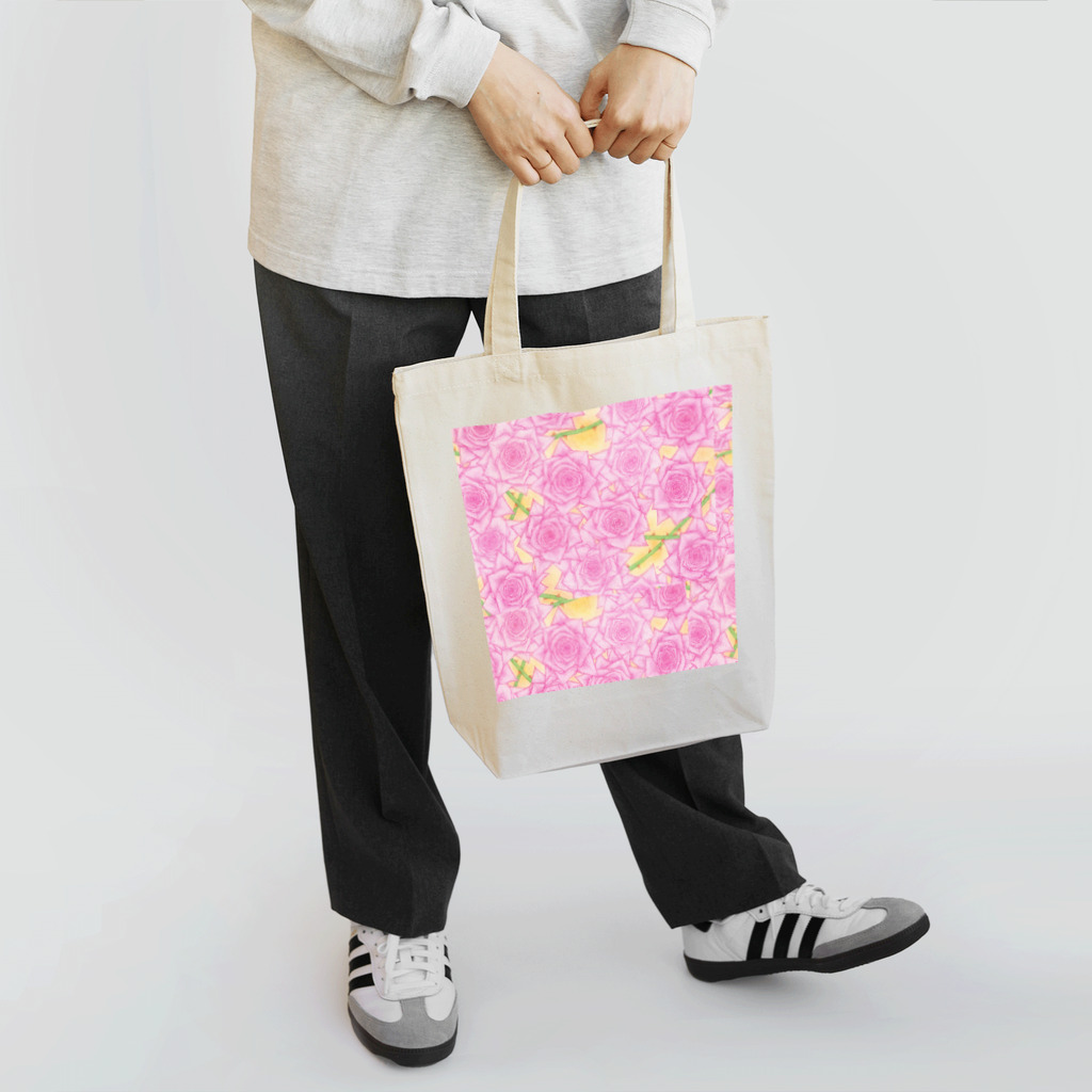 BLOND&PINKSのピンクローズ棘 Tote Bag