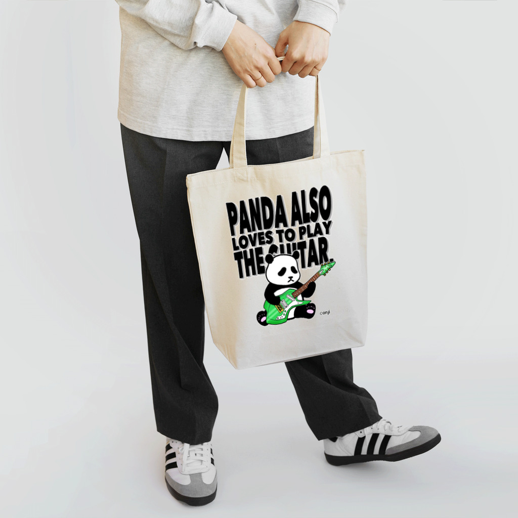 ken_ken_47のPANDA ALSO LOVES TO PLAY THE GUITAR. GR Tote Bag