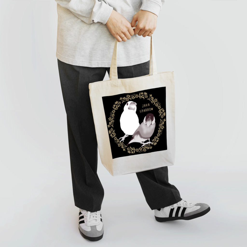 KINAKOLab@SUZURIのセピア文鳥さん Tote Bag