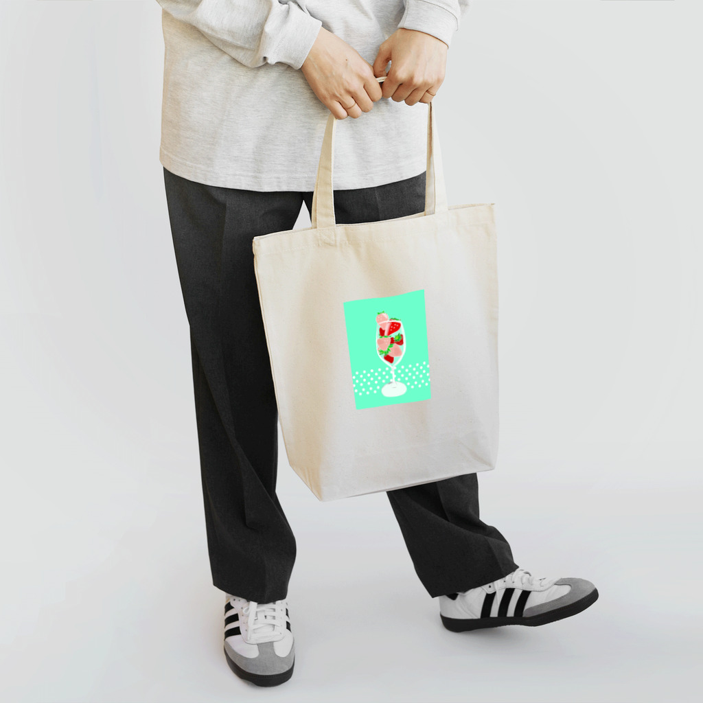 さんかくのいちご Tote Bag