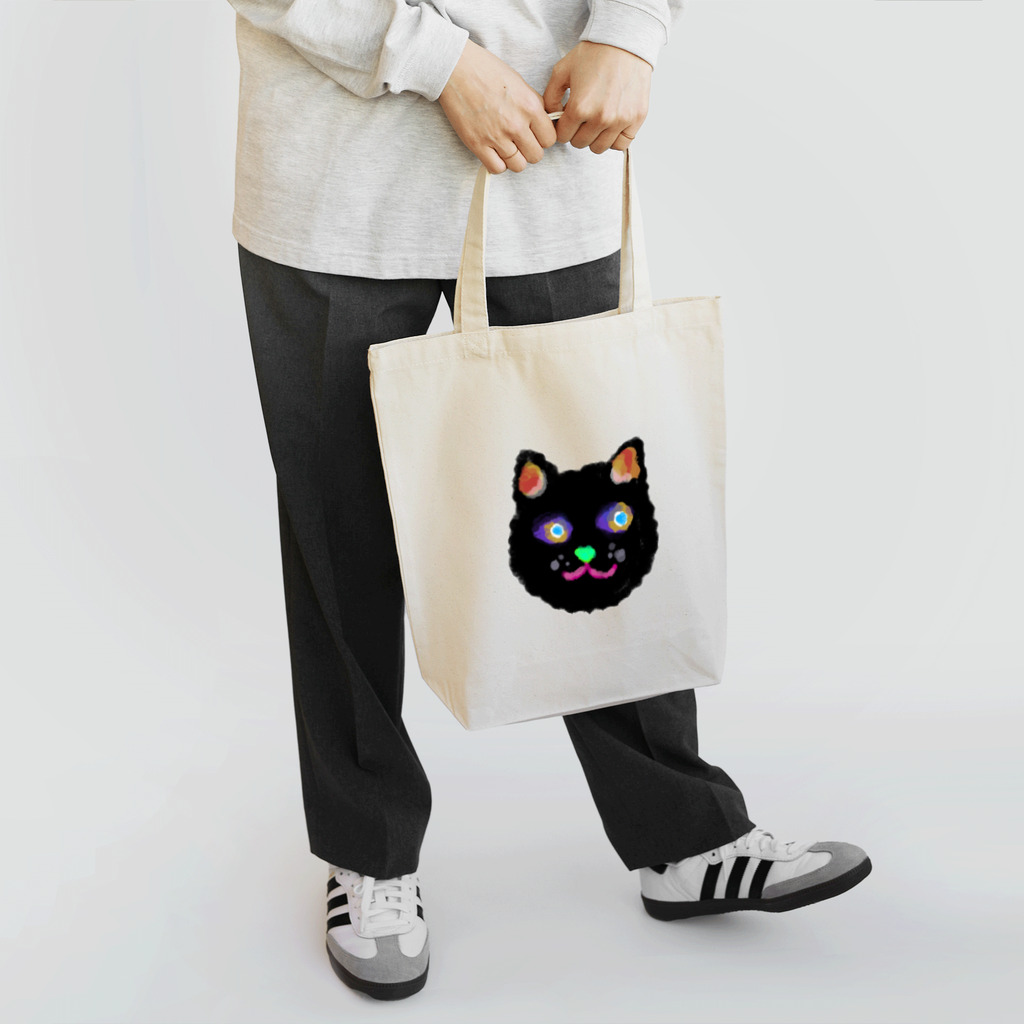 mokulasoの黒猫たまりさん Tote Bag