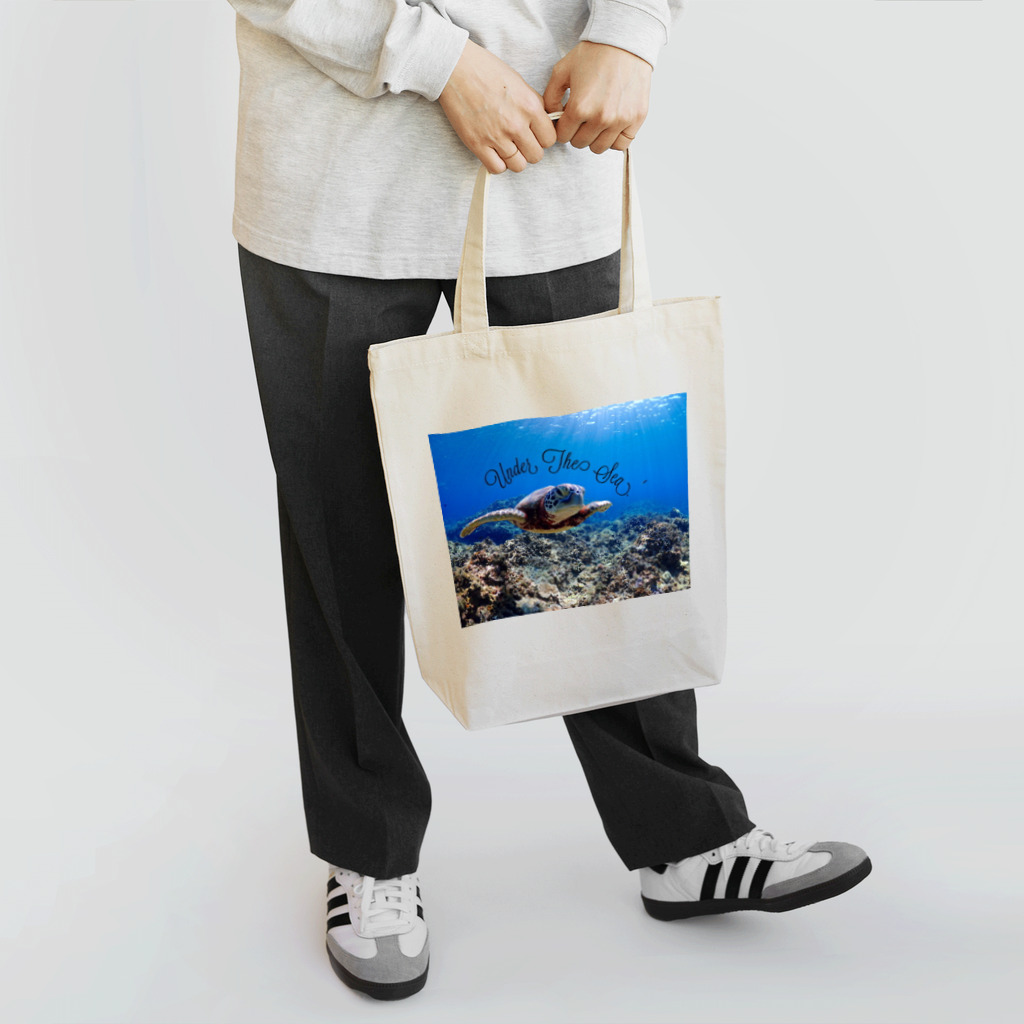 (株)えくぼの[ウミガメphoto] Tote Bag